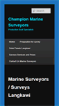 Mobile Screenshot of championmarinesurveyors.com
